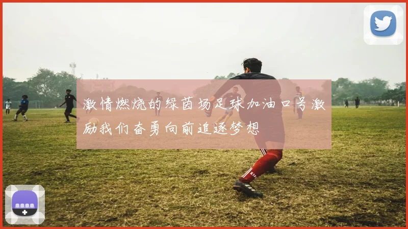 激情燃烧的绿茵场足球加油口号激励我们奋勇向前追逐梦想